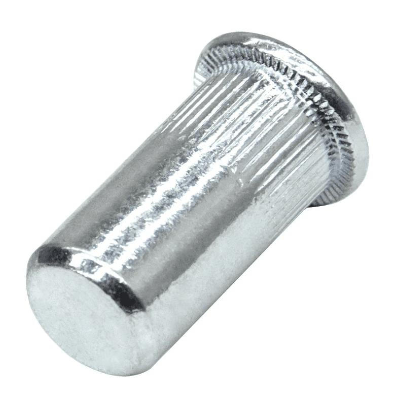 AC-ITTСG M10-C13 M10 ITTСG/C13 STEEL Заклепка резьбовая М10  глухая, цилиндрическая, со стандартным бортиком, с насечкой для металла толщиной от 1,0 до 4,0 мм, длиной 27 мм